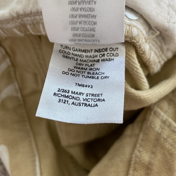 Tiger Mist • Sergio Tan and White Swirl Print Straight Leg Jeans - Picture 14 of 16